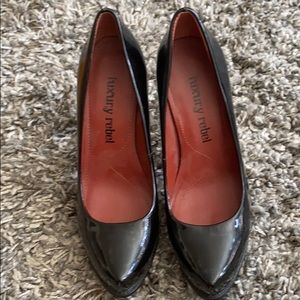 Patent Leather High Heels - 7 - NWT